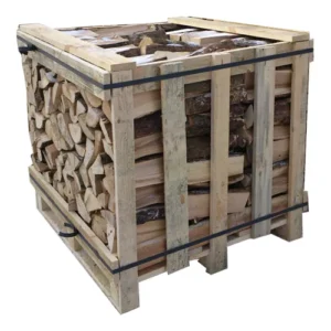 30 cm – 2.5 Stères – Caisse à bûches en chêne ultra sec